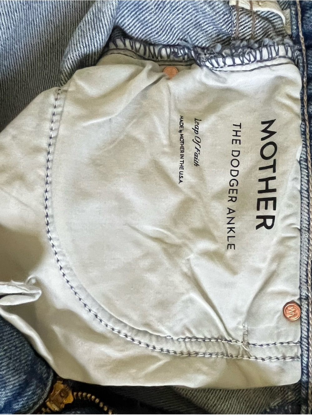 MOTHER The Dodger Ankle Jeans - Picture 2 of 4